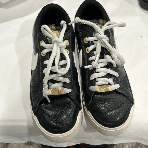 Nike Shoes Nike Leather With Beads On Shoelaces Shoes Poshmark